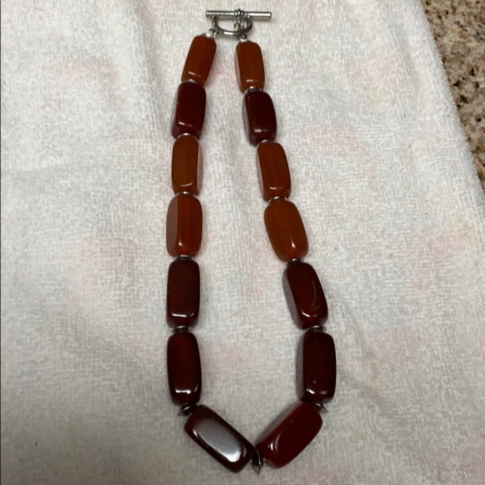 8” statement necklace